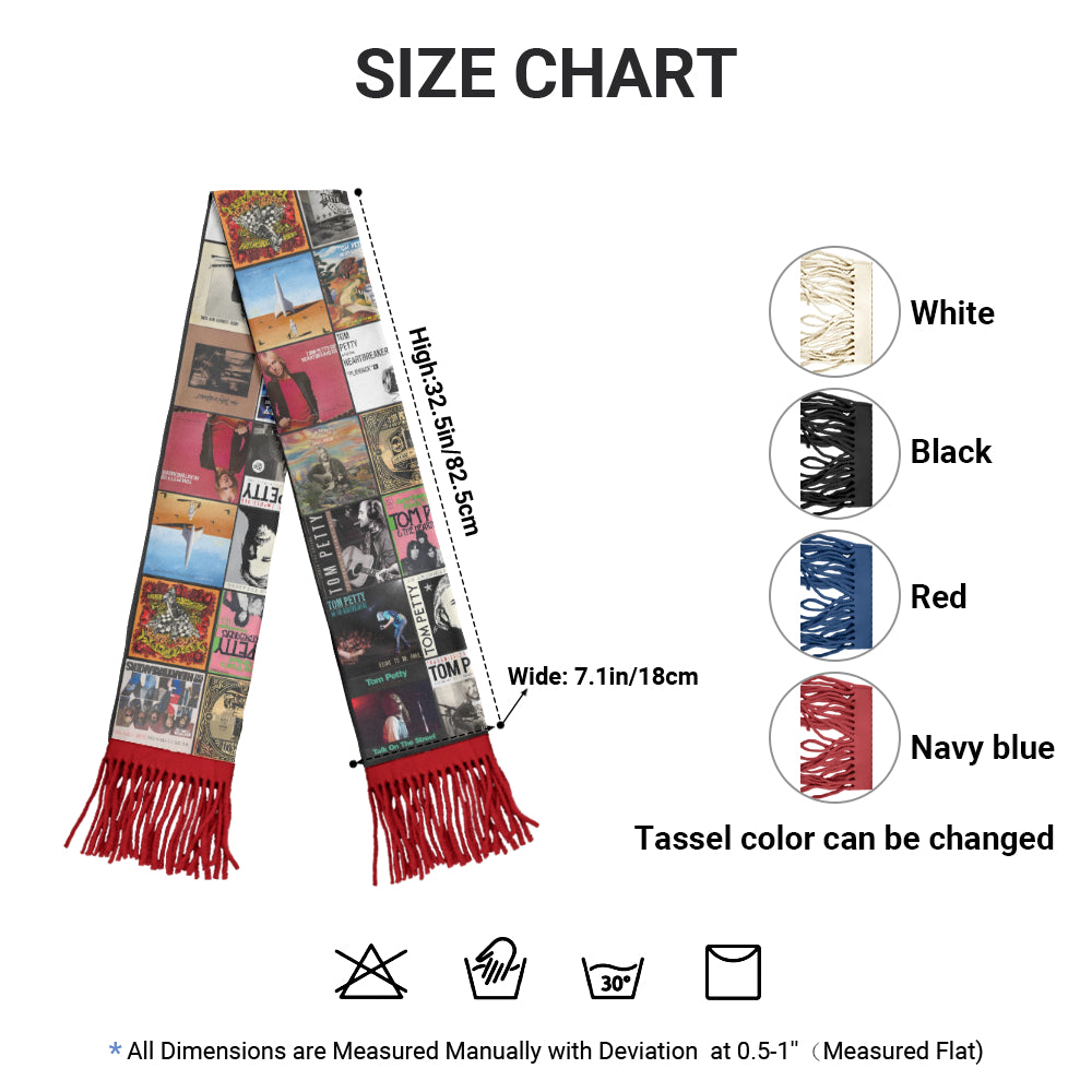 Tom Petty Scarf – A Warm & Timeless Christmas Gift for Music Fans