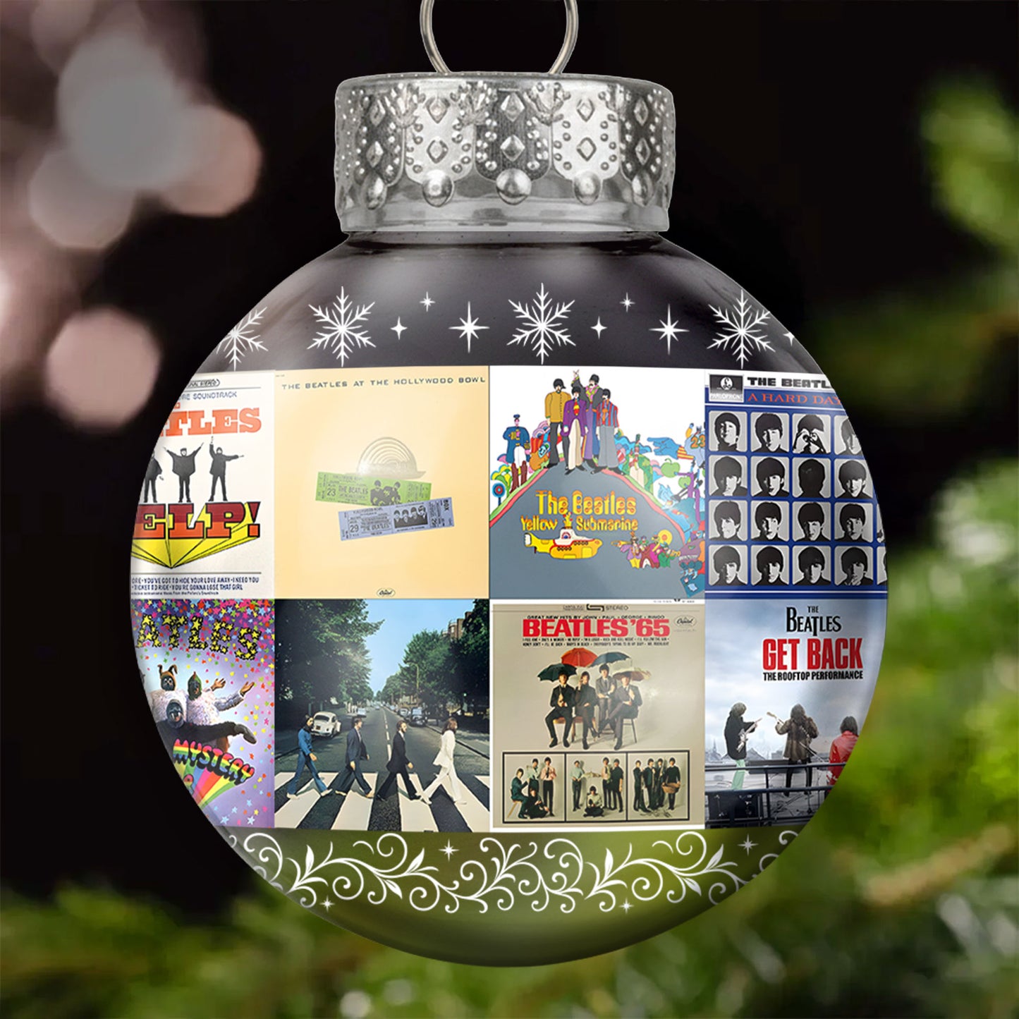 The Beatles Ball Ornament – A Legendary Tribute to Timeless Music