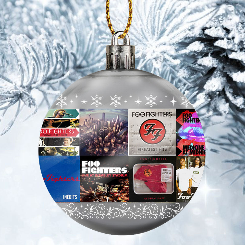 Foo Fighters Ball Ornament – A Rock Anthem for Your Holiday Tree