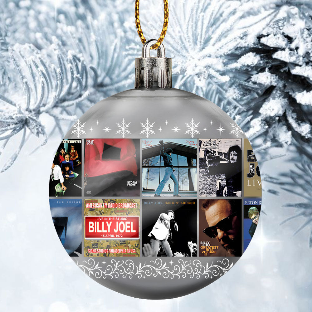 Billy Joel Ball Ornament – A Piano Man’s Holiday Melody in Every Shine