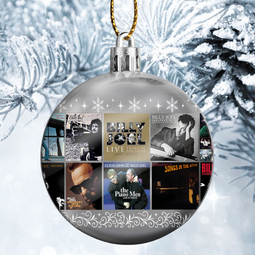Billy Joel Ball Ornament – A Piano Man’s Holiday Melody in Every Shine