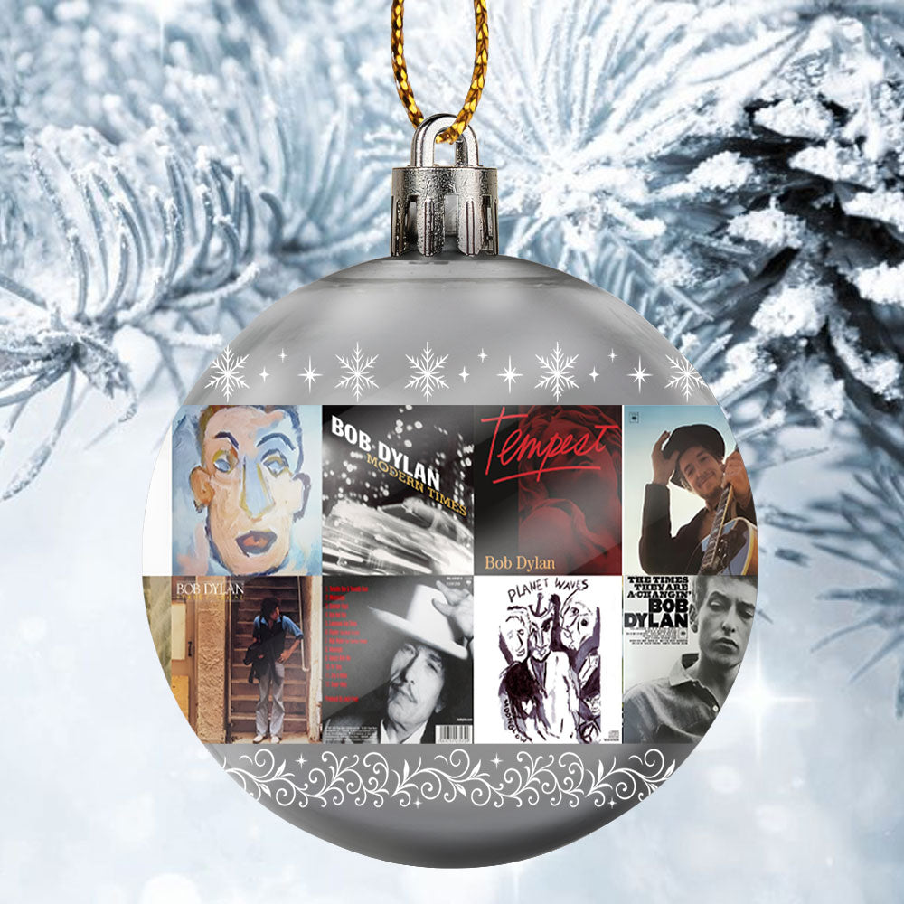 Bob Dylan Ball Ornament – A Tribute to the Poet of Rock and Timeless Melody