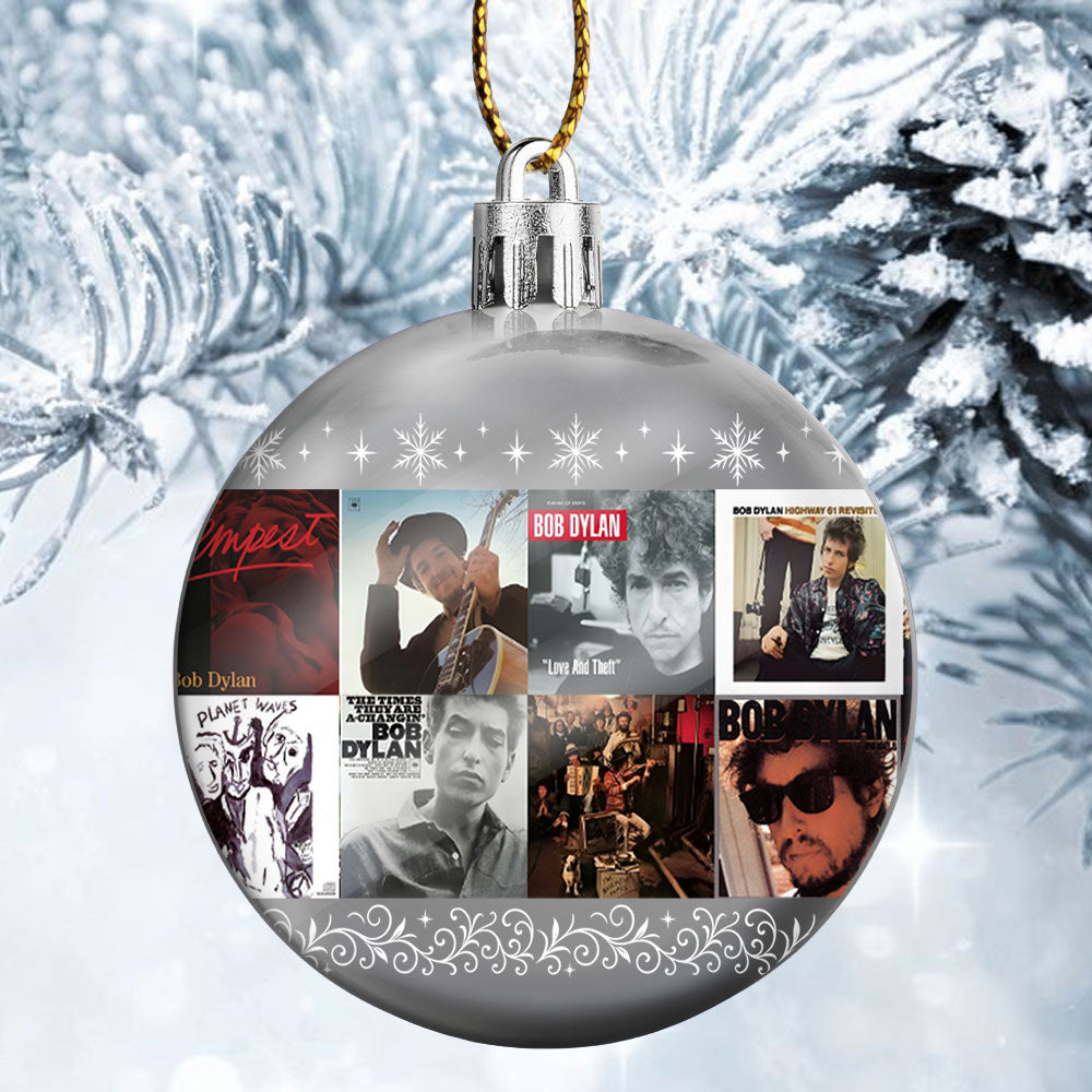 Bob Dylan Ball Ornament – A Tribute to the Poet of Rock and Timeless Melody