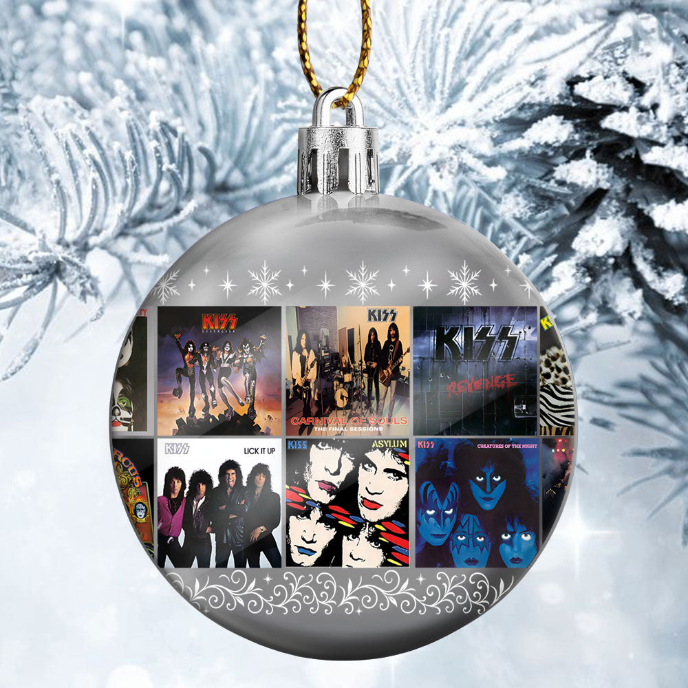 KISS Ball Ornament – A Rock ’n’ Roll Holiday Tribute to the Hottest Band in the World