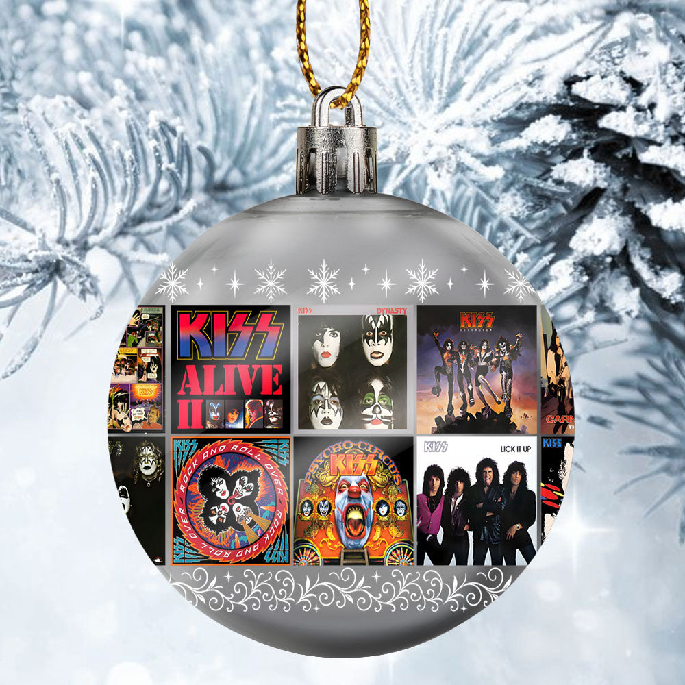 KISS Ball Ornament – A Rock ’n’ Roll Holiday Tribute to the Hottest Band in the World