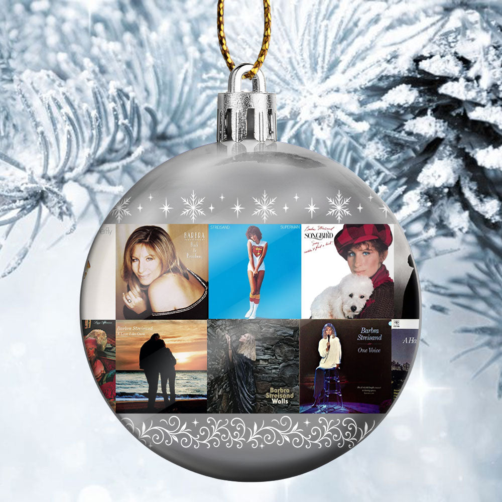 Barbra Streisand Ball Ornament – A Tribute to Timeless Elegance