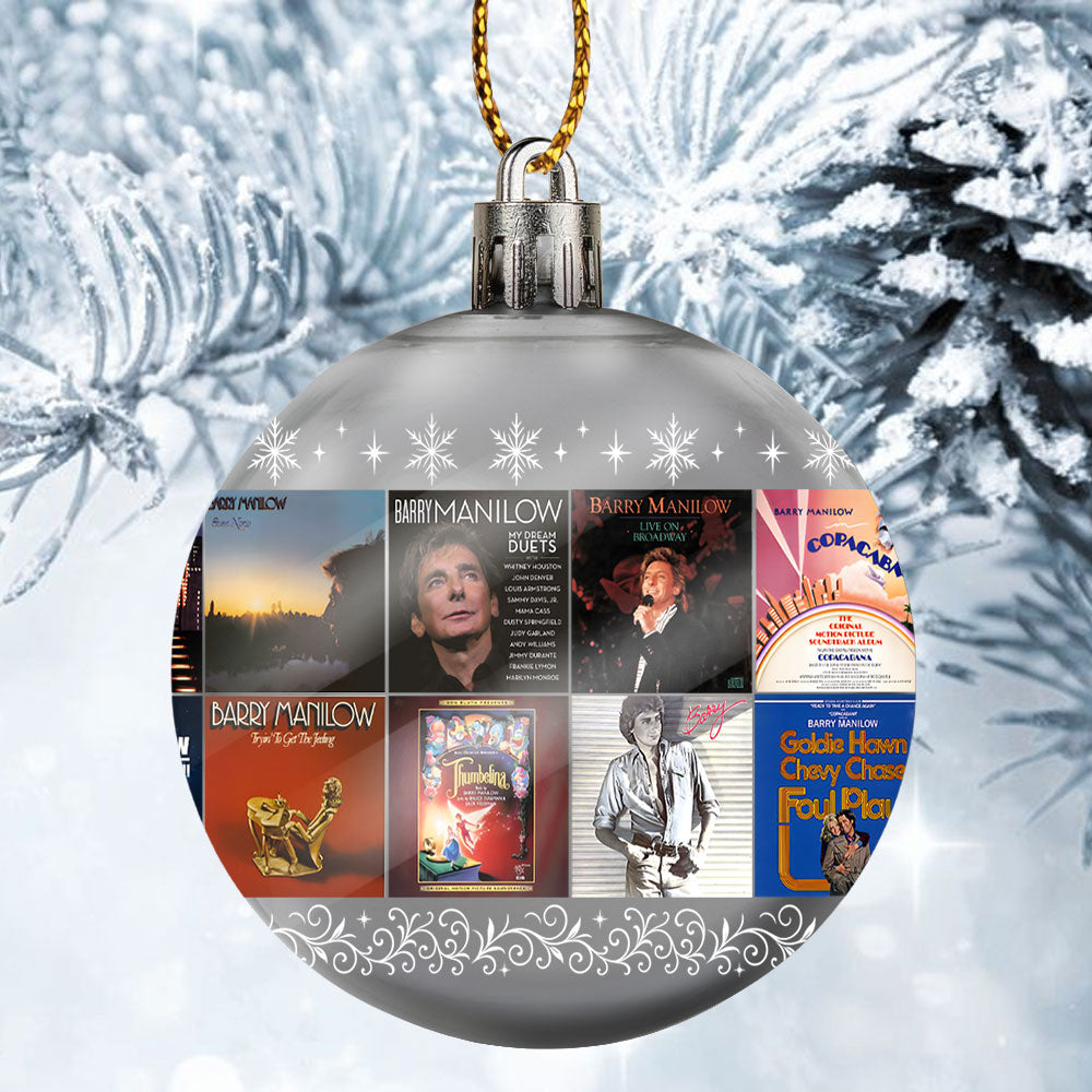 Barry Manilow Ball Ornament – A Celebration of Music, Memories, and Holiday Magic