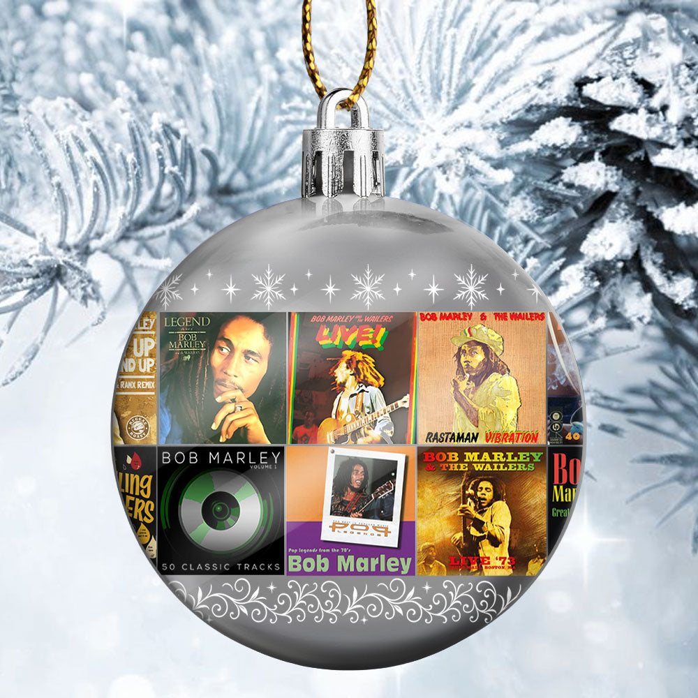 Bob Marley Ball Ornament – A Reggae Spirit of Peace, Love, and Holiday Harmony