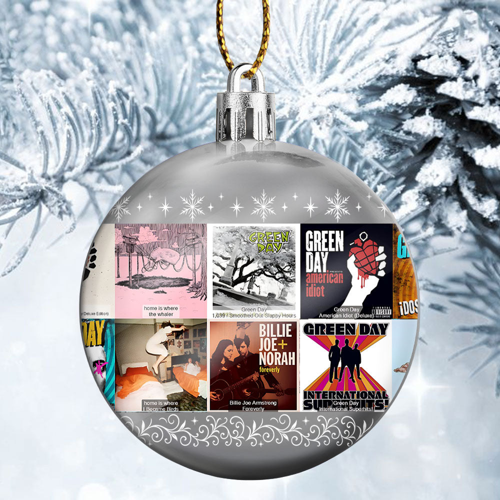 Green Day Ball Ornament – Rock the Holidays with Punk Spirit