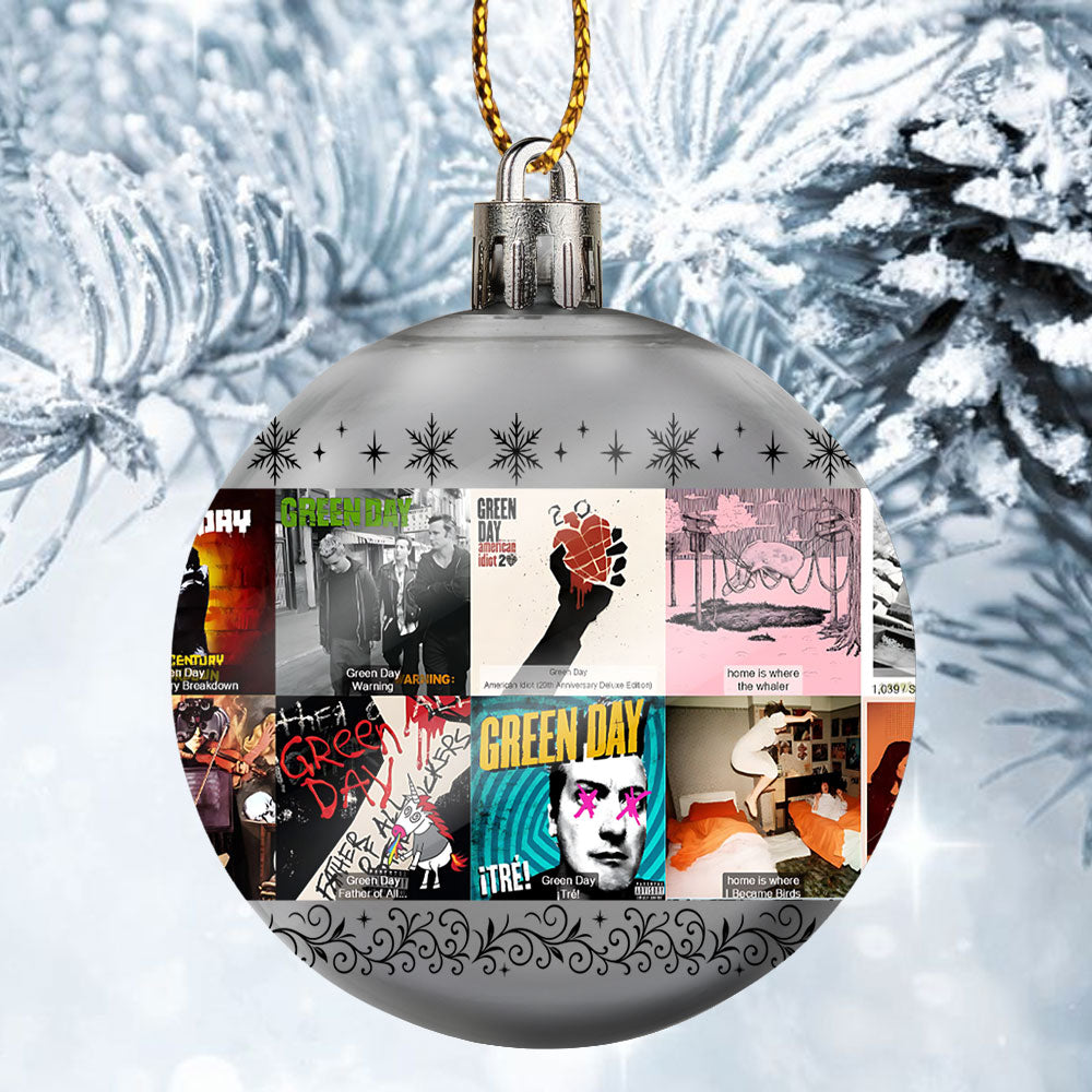 Green Day Ball Ornament – Rock the Holidays with Punk Spirit