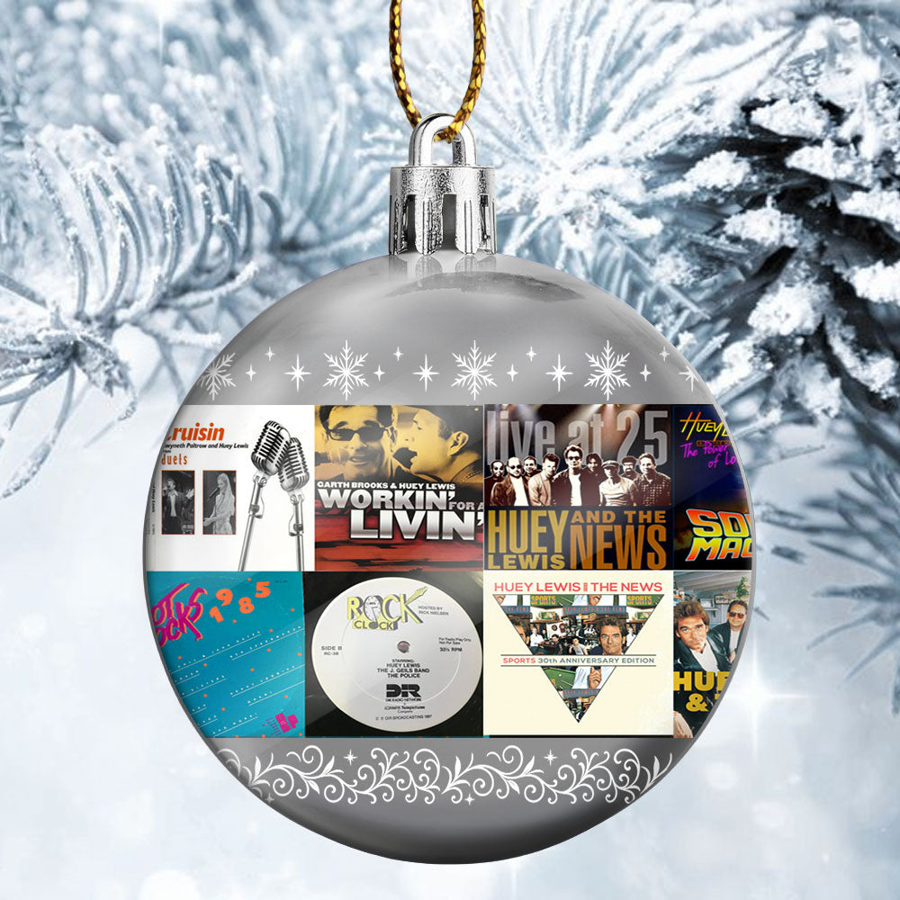Huey Lewis & The News Ornament – The Heart of Rock ’n’ Roll Holiday