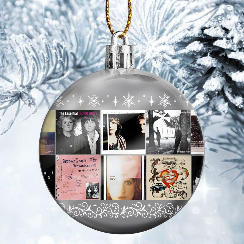Indigo Girls Ornament – Folk Harmony in Holiday Glow