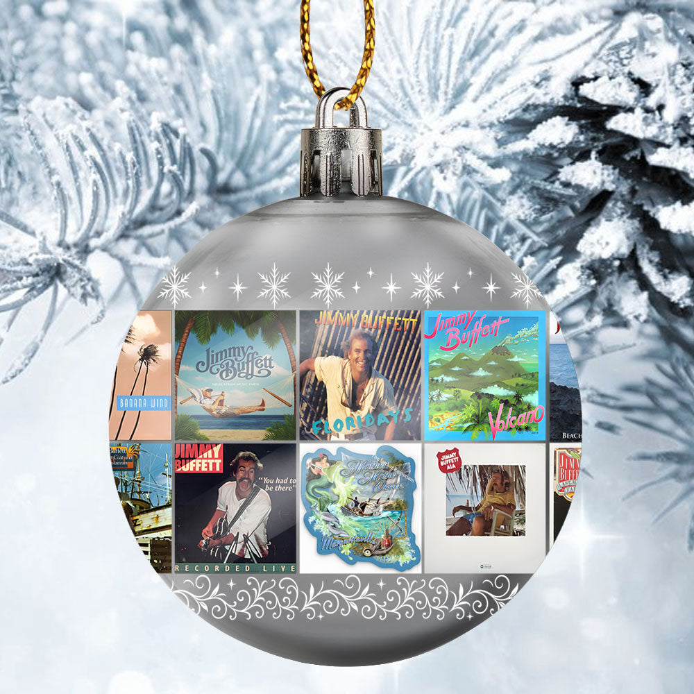Jimmy Buffett Ball Ornament – A Tropical Holiday Tribute