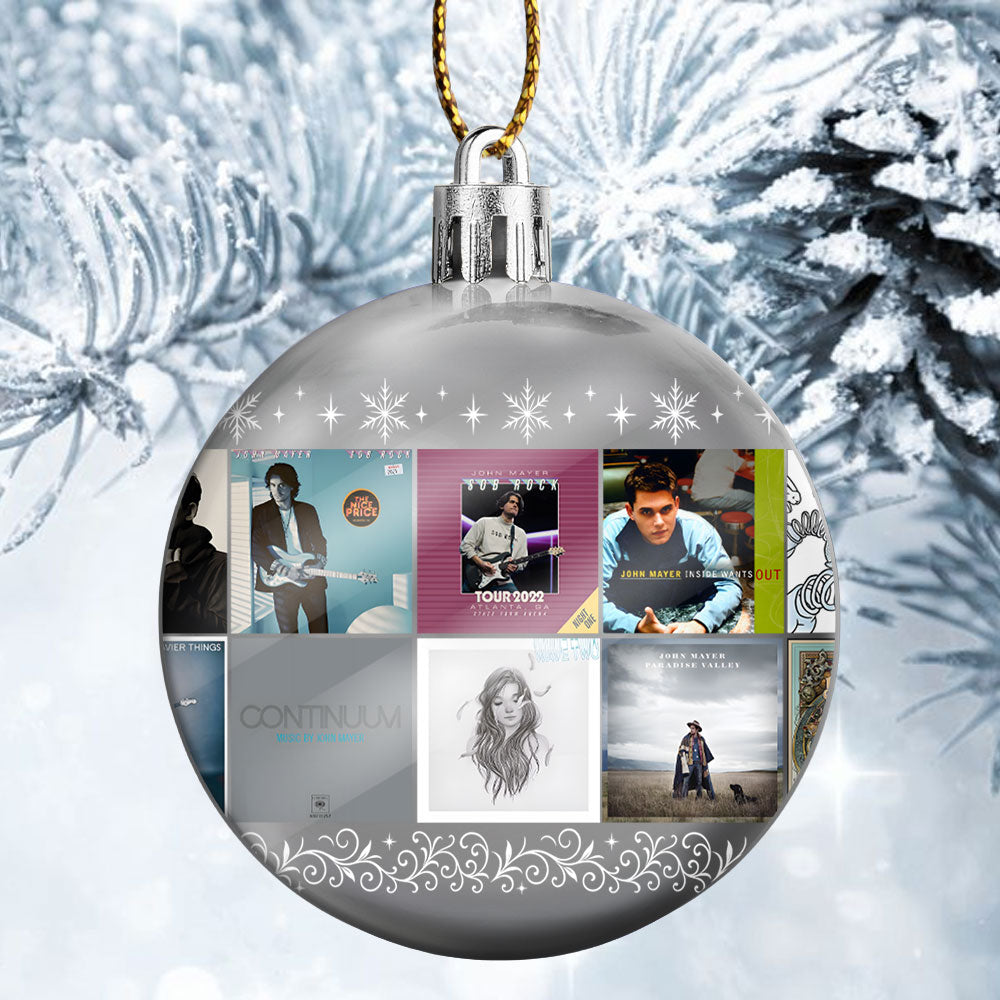 John Mayer Ball Ornament – A Touch of Soulful Elegance for Your Tree