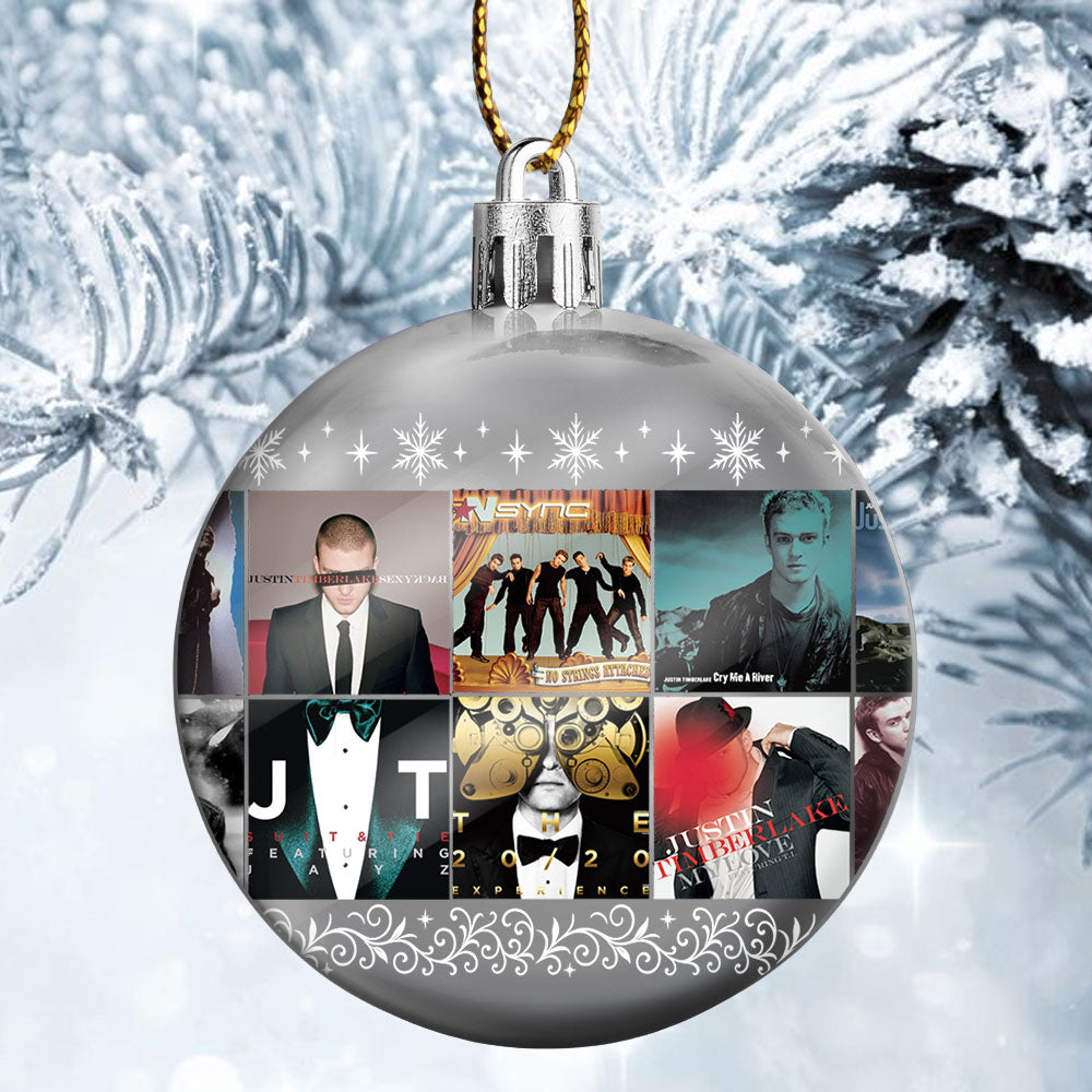 Justin Timberlake Ornament – A Sleek Touch of Pop Perfection