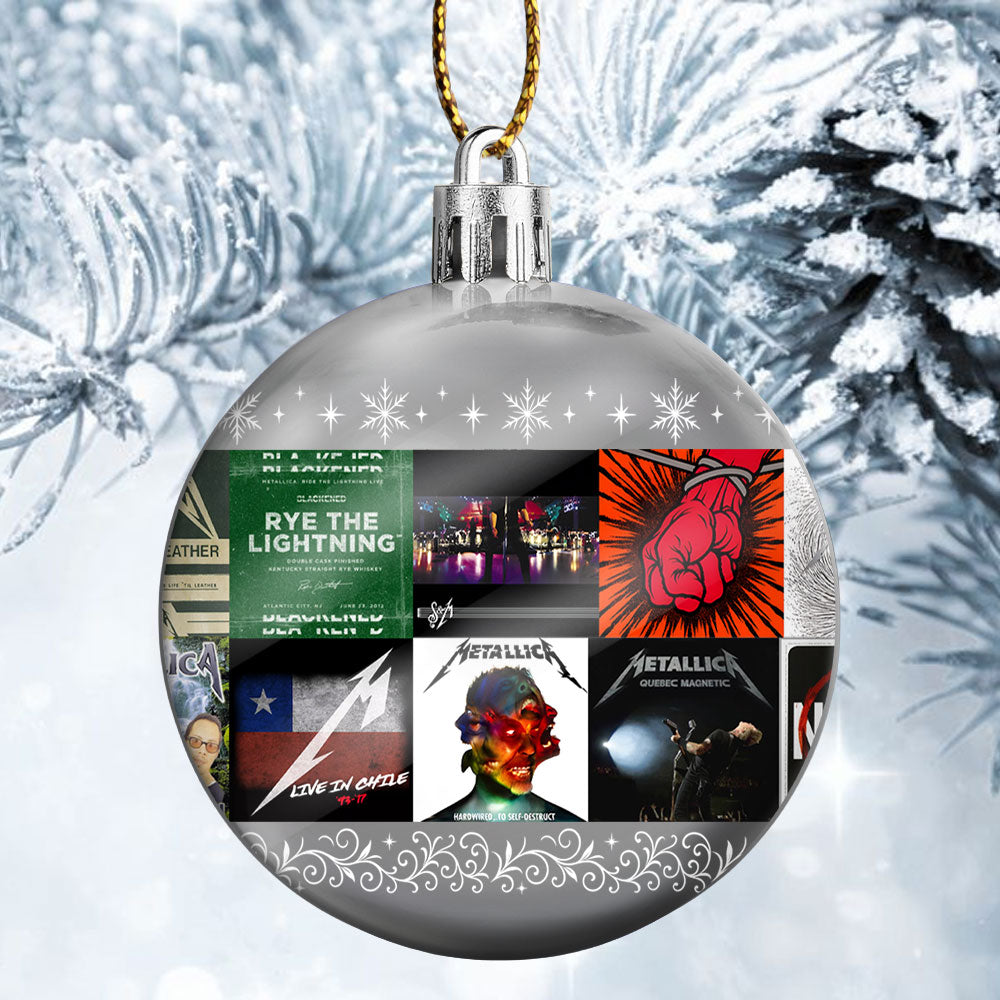 Metallica Ball Ornament – Thrash Legends Meet Holiday Power