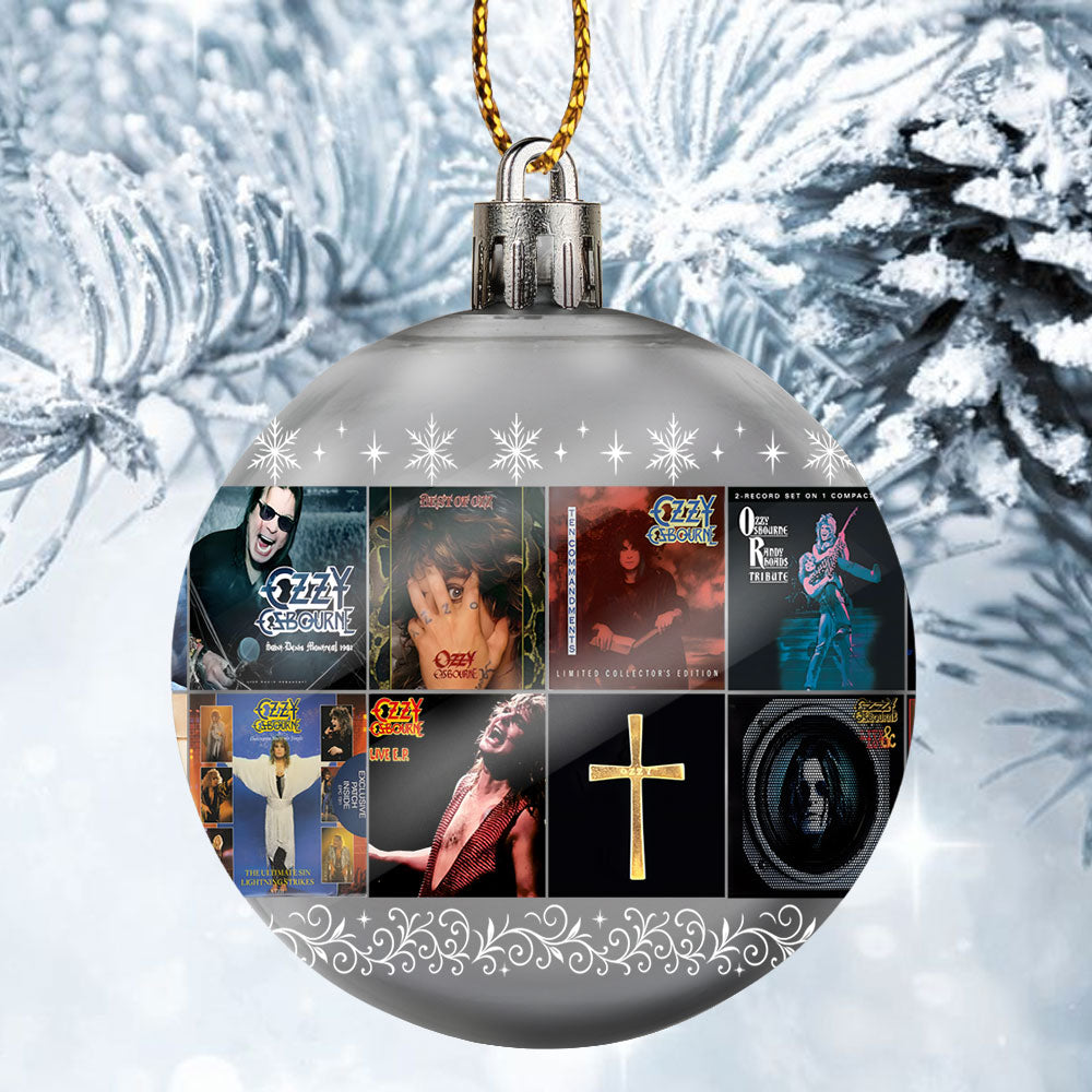 Ozzy Osbourne Ball Ornament – A Heavy Metal Holiday Tribute to the Prince of Darkness