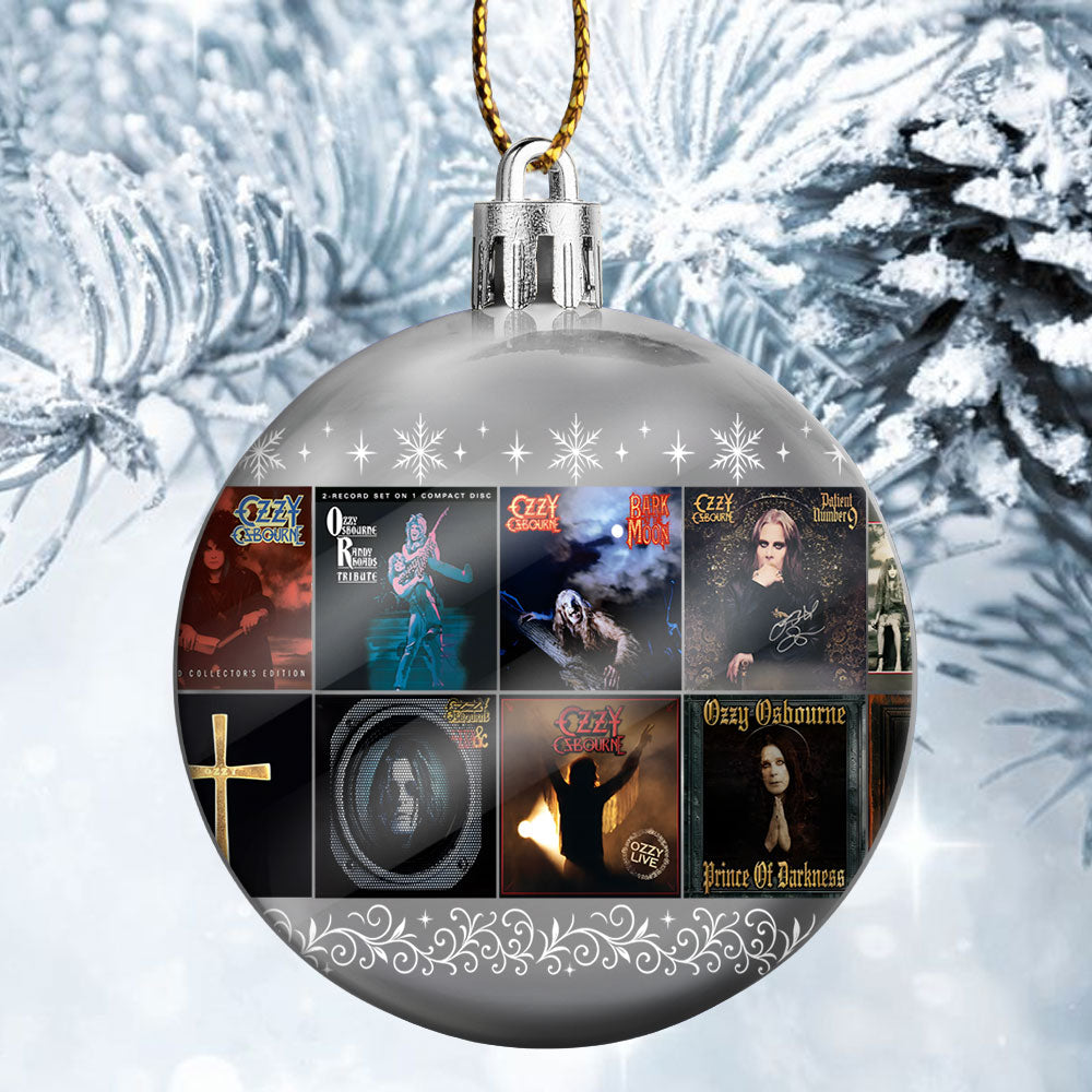 Ozzy Osbourne Ball Ornament – A Heavy Metal Holiday Tribute to the Prince of Darkness