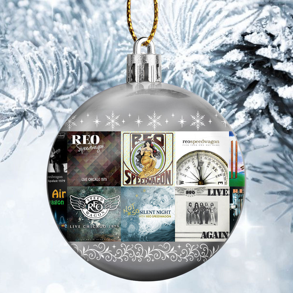 REO Speedwagon Ball Ornament – Rockin’ the Holidays with Timeless Hits
