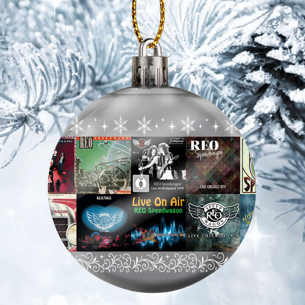 REO Speedwagon Ball Ornament – Rockin’ the Holidays with Timeless Hits