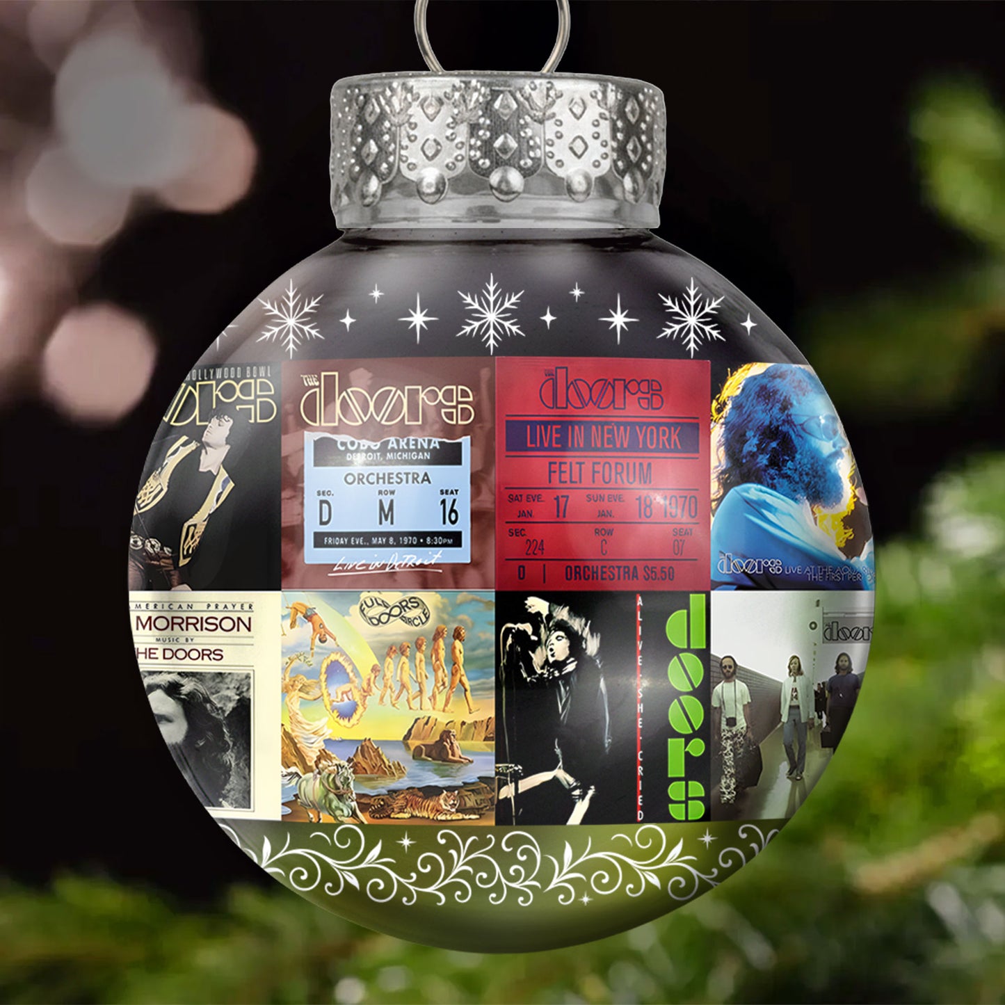 The Doors Ball Ornament – A Psychedelic Tribute to Timeless Rock
