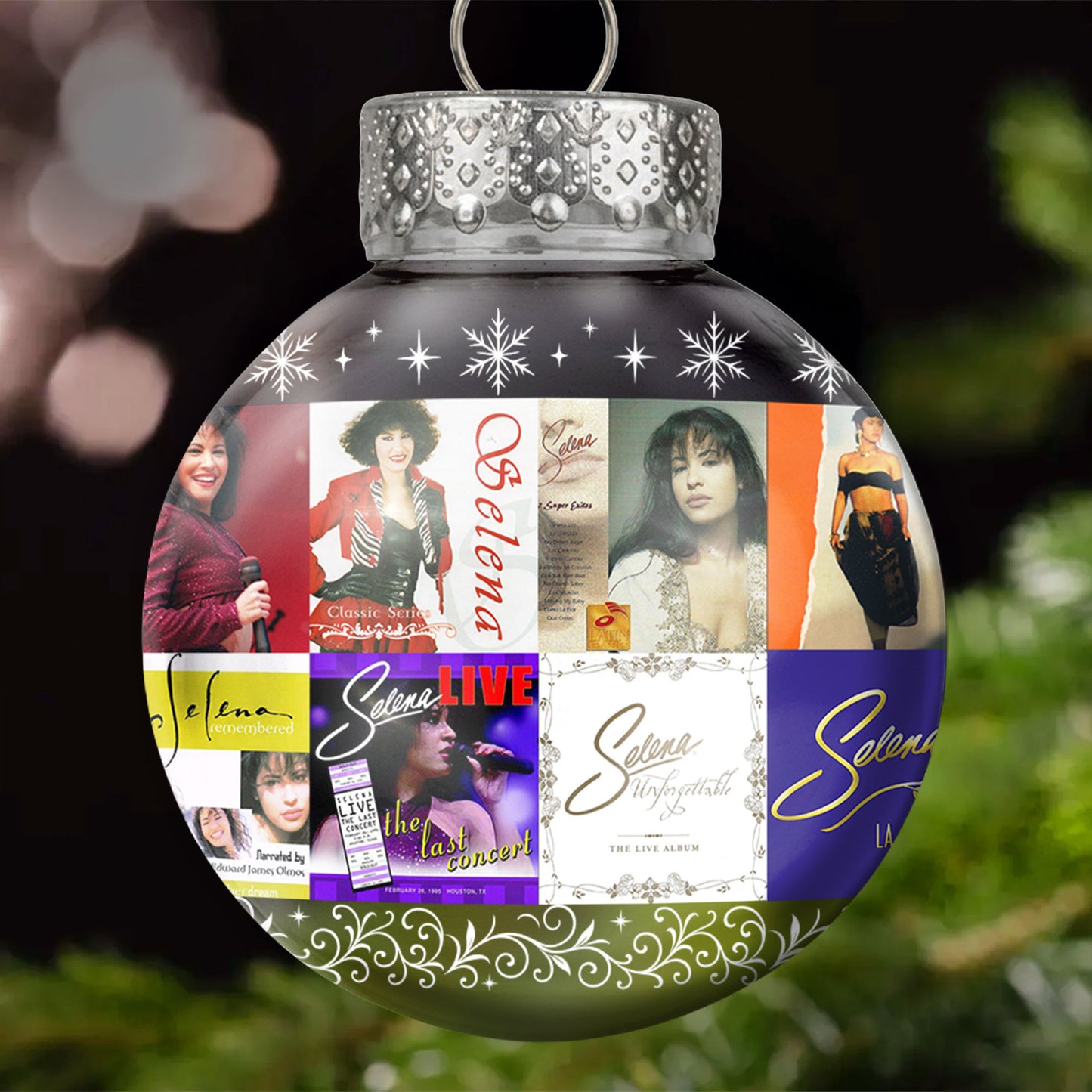 Selena Ball Ornament – The Queen of Tejano Shines Bright This Christmas