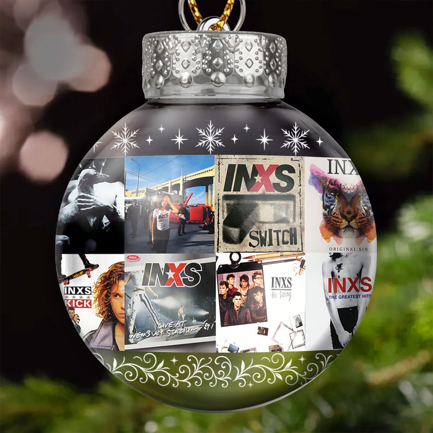 INXS Ball Ornament – Celebrate the Sound of Iconic Rock Energy