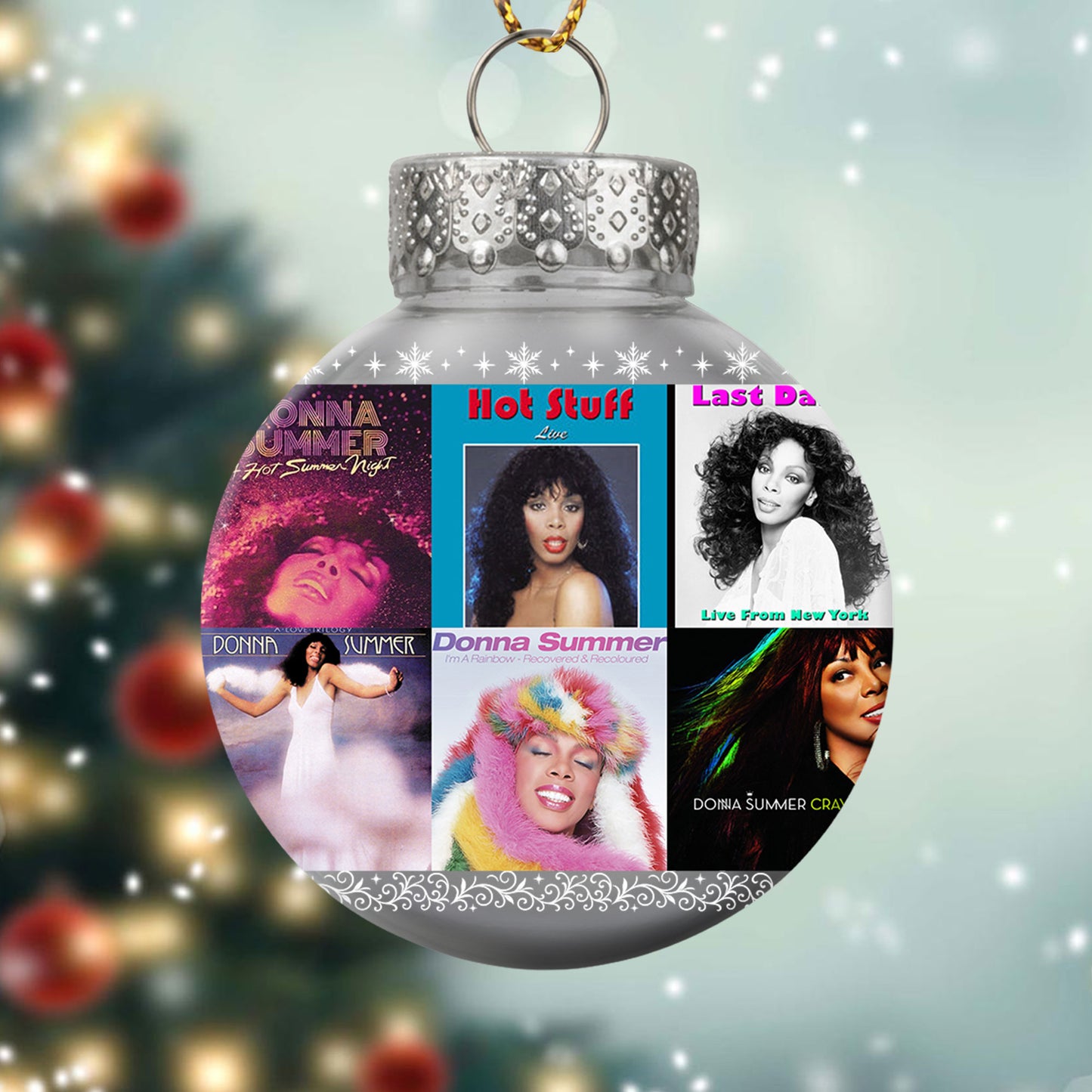 Donna Summer Ball Ornament – Disco Queen Magic for the Holidays