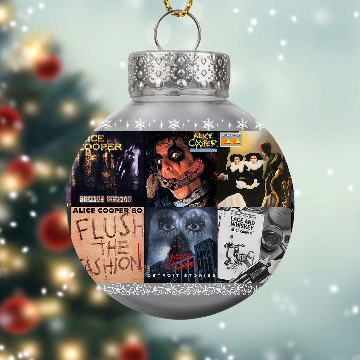 Alice Cooper Ball Ornament – Shock Rock Spirit for the Holidays