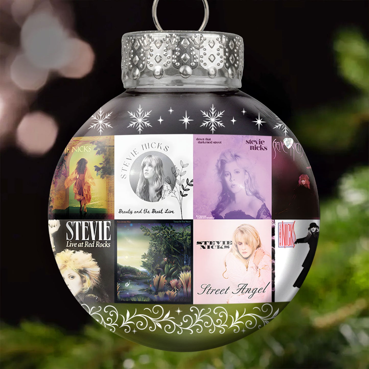 Stevie Nicks Ball Ornament – A Bohemian Tribute to the Queen of Mystical Rock