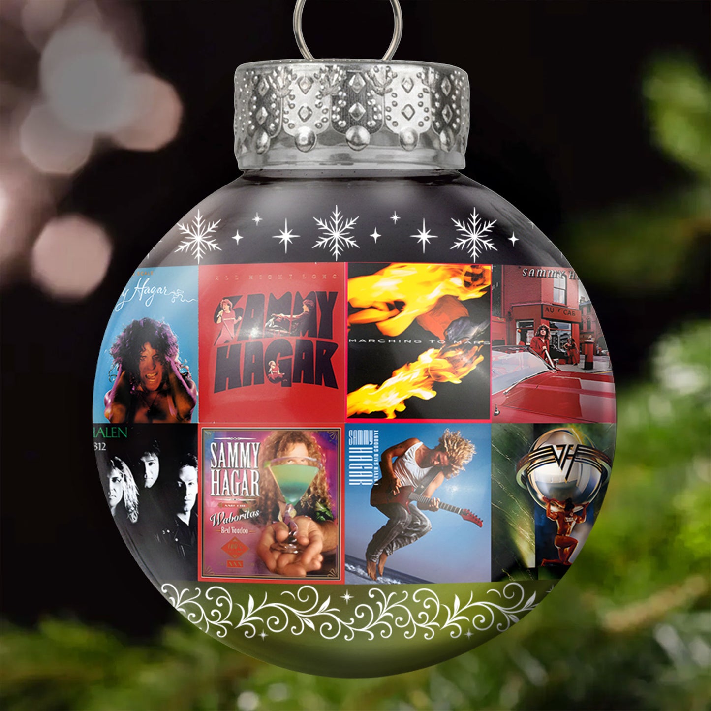 Sammy Hagar Ball Ornament – Rocking the Holidays with the Red Rocker Spirit
