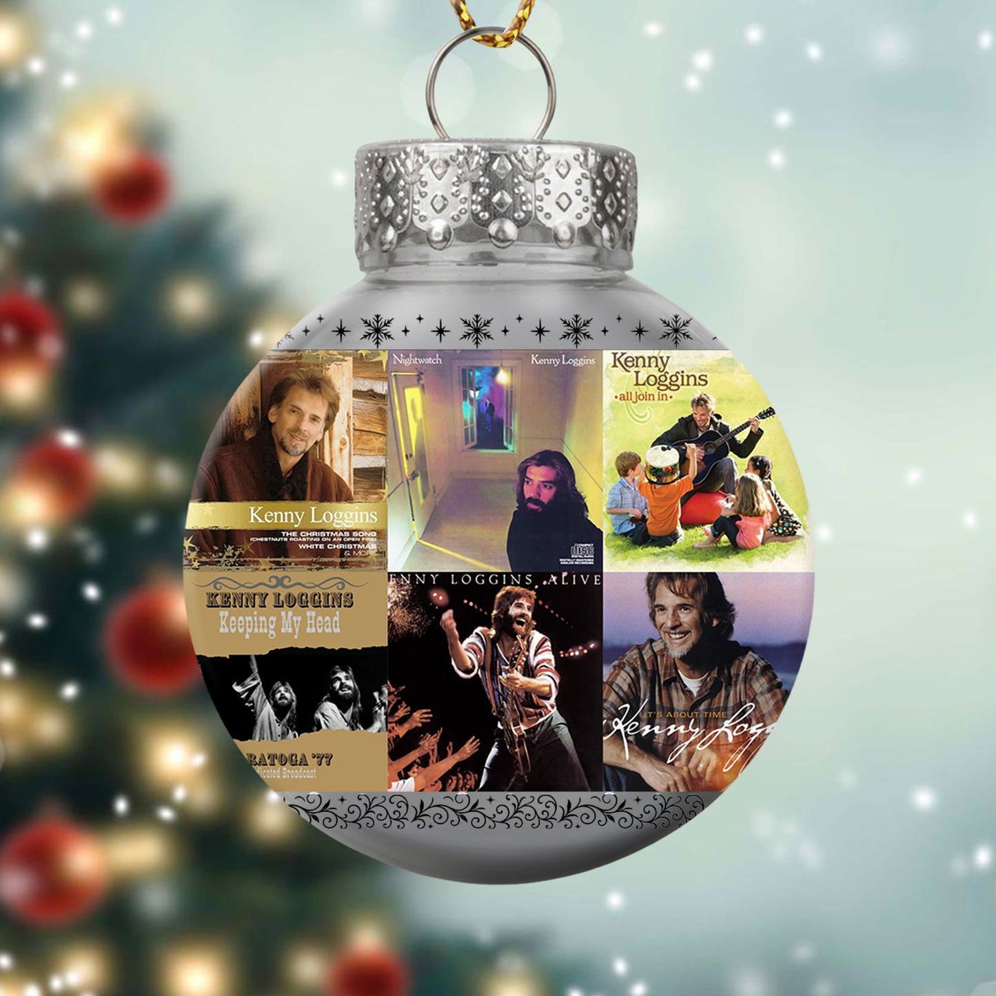 Kenny Loggins Ball Ornament – A Heartwarming Christmas Gift for Music Lovers