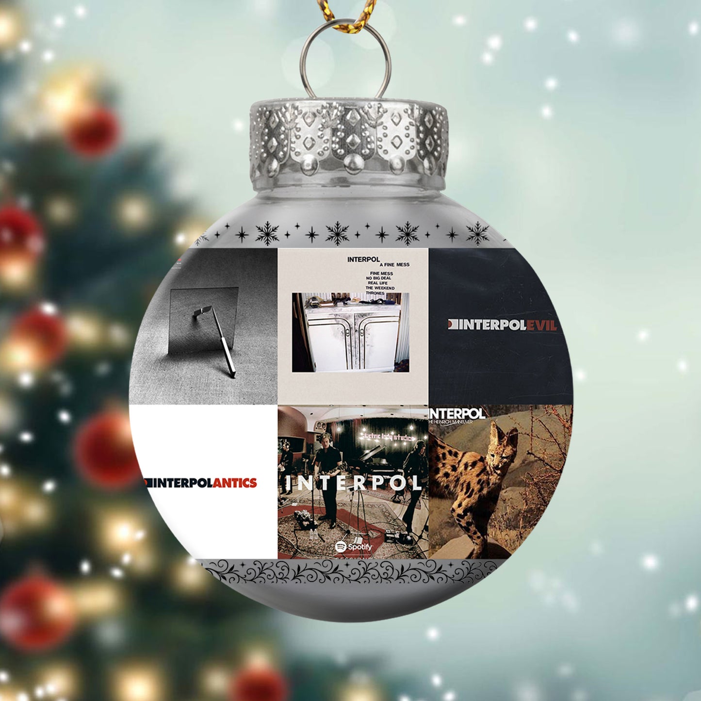 Interpol Ball Ornament – Celebrate the Cool Edge of Indie Rock