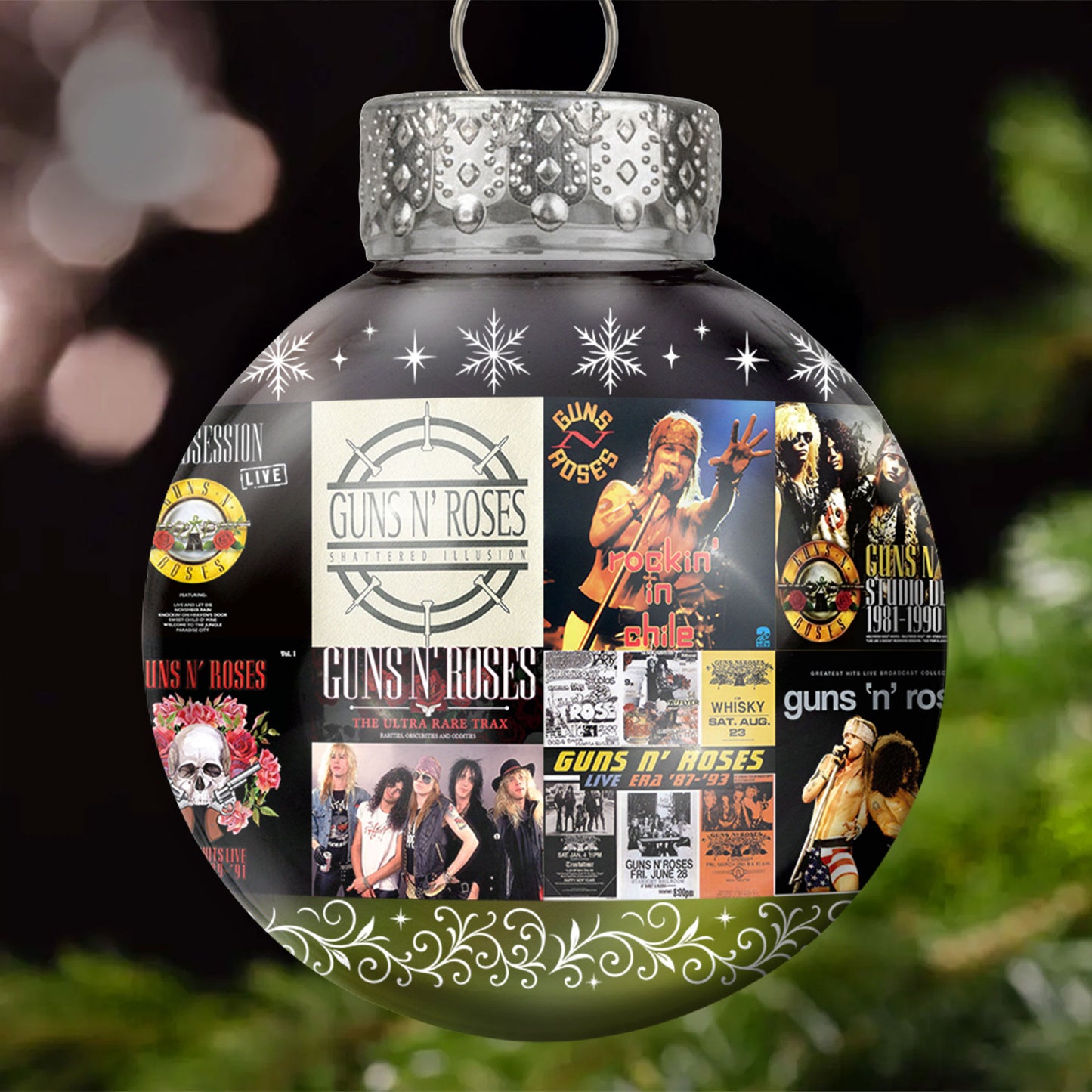 Guns N’ Roses Ball Ornament – Hard Rock Icons