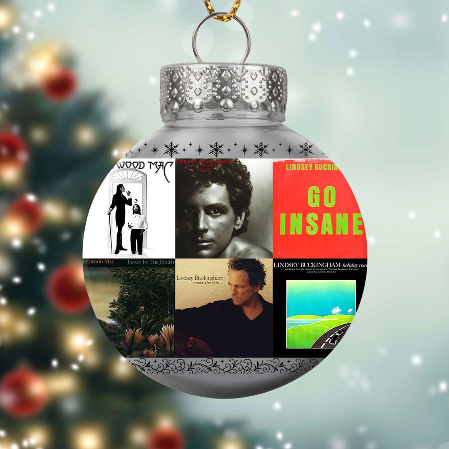 Lindsey Buckingham Ball Ornament – Timeless Melodic Craftsmanship