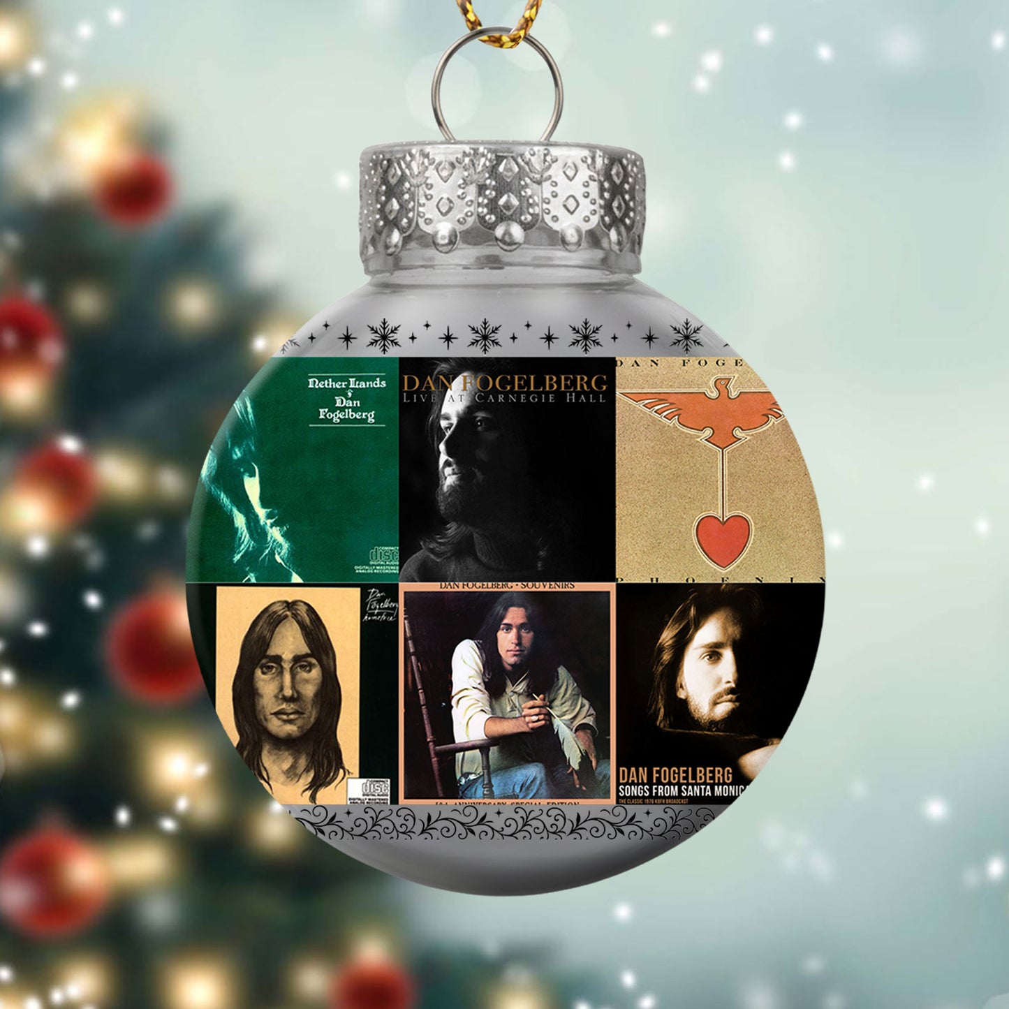 Dan Fogelberg Ball Ornament – Timeless Melodies for a Peaceful Christmas