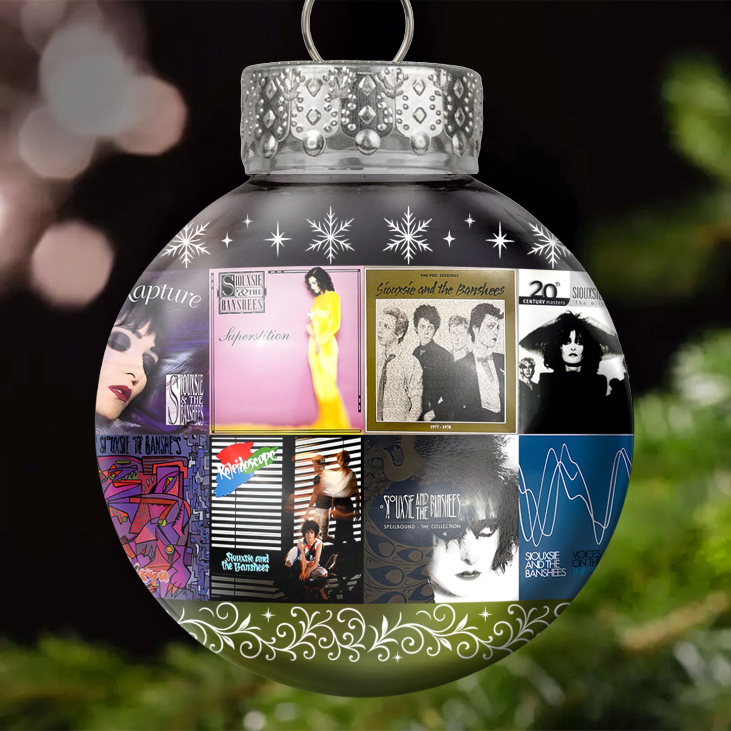 Siouxsie and the Banshees Ball Ornament – Post-Punk Icons