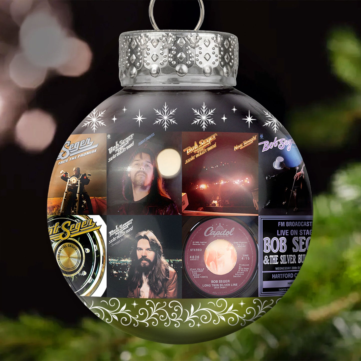 Bob Seger Ball Ornament – Classic Rock Spirit