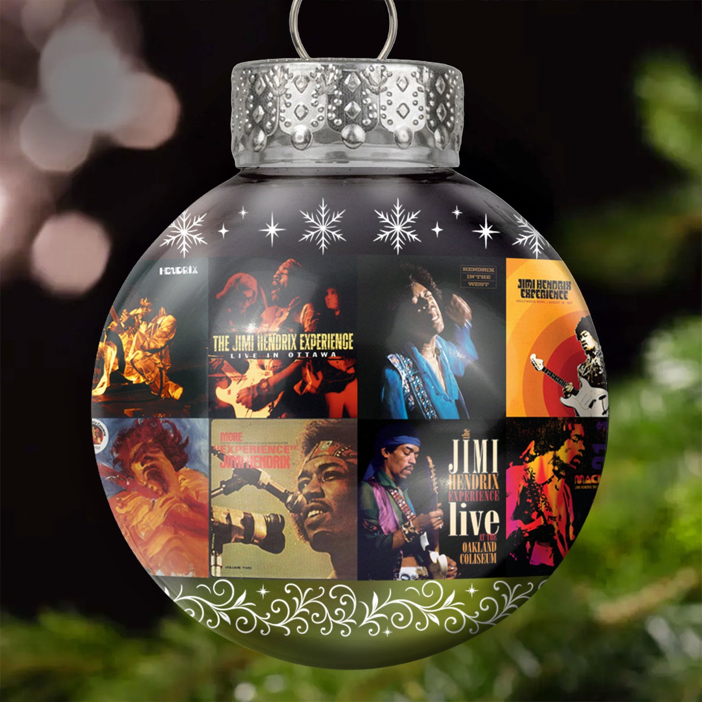 Jimi Hendrix Ball Ornament – Ignite Your Holidays with Legendary Energy