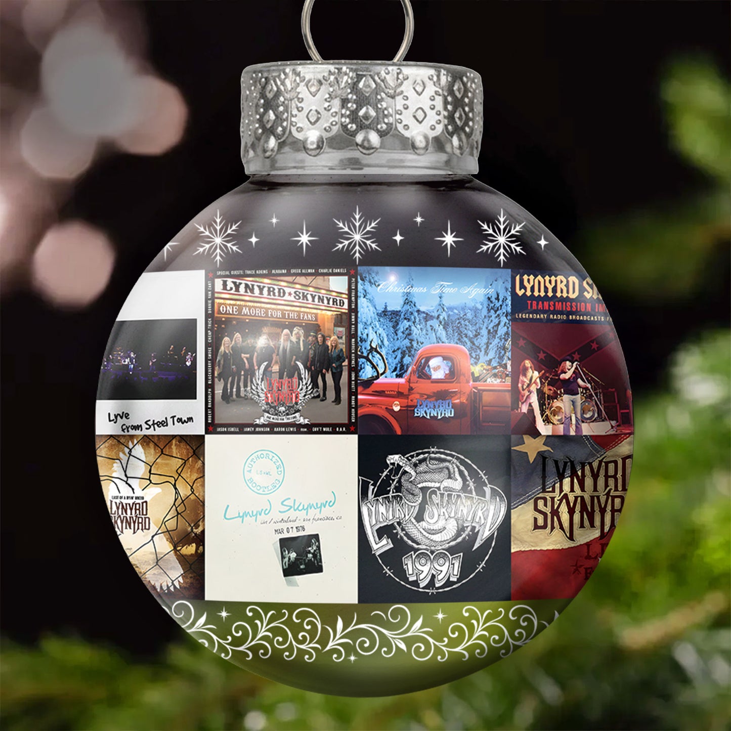 Lynyrd Skynyrd Ball Ornament – A Southern Rock Tribute for the Holiday Season