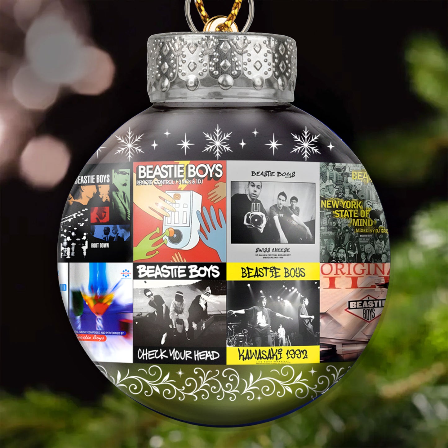 Beastie Boys Ball Ornament – A Classic Hip-Hop Twist for Your Holidays