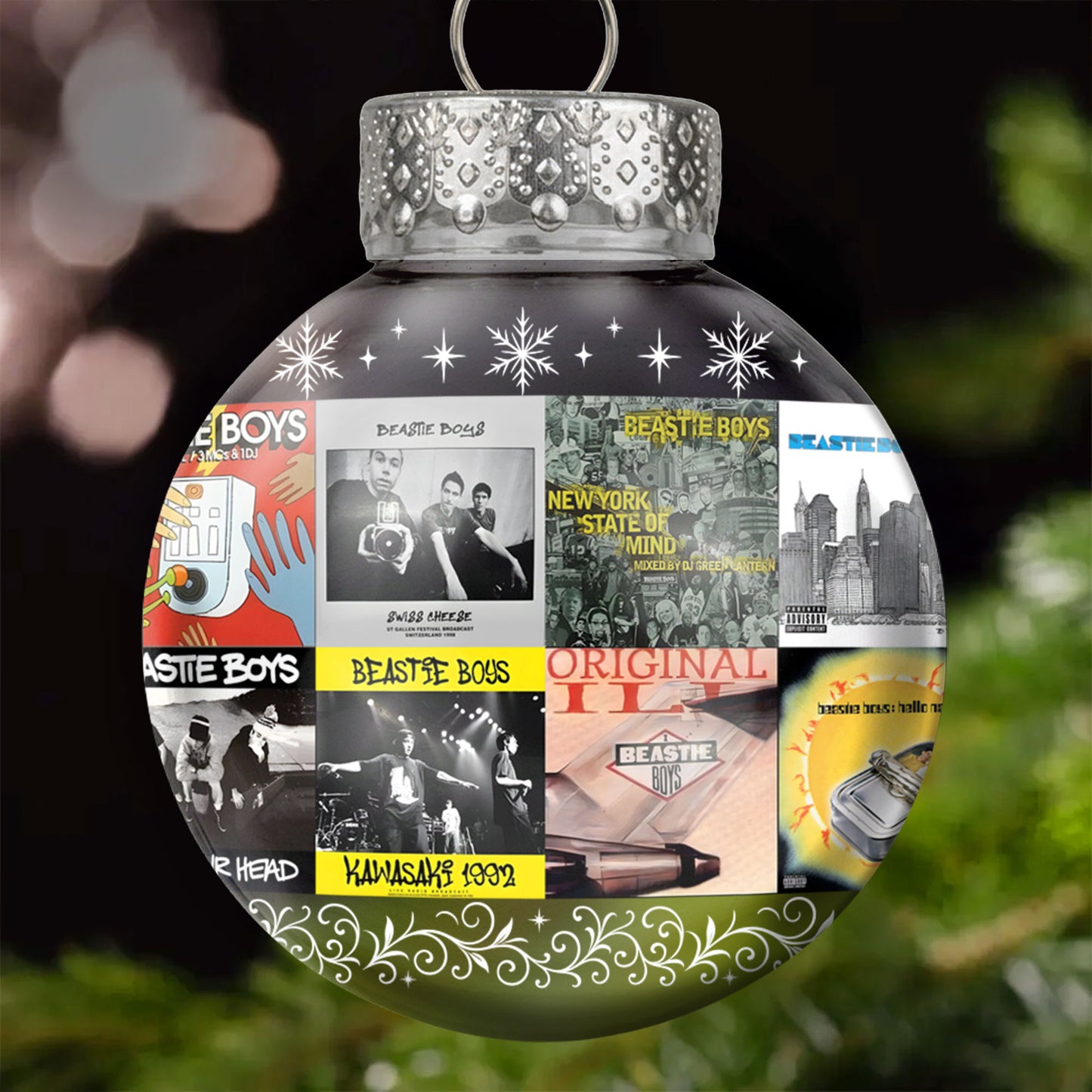 Beastie Boys Ball Ornament – A Classic Hip-Hop Twist for Your Holidays