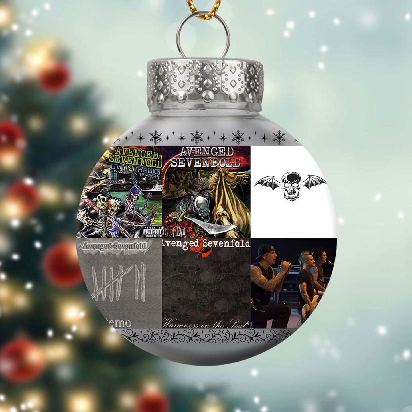 Avenged Sevenfold Ball Ornament – Metal Majesty for the Holidays