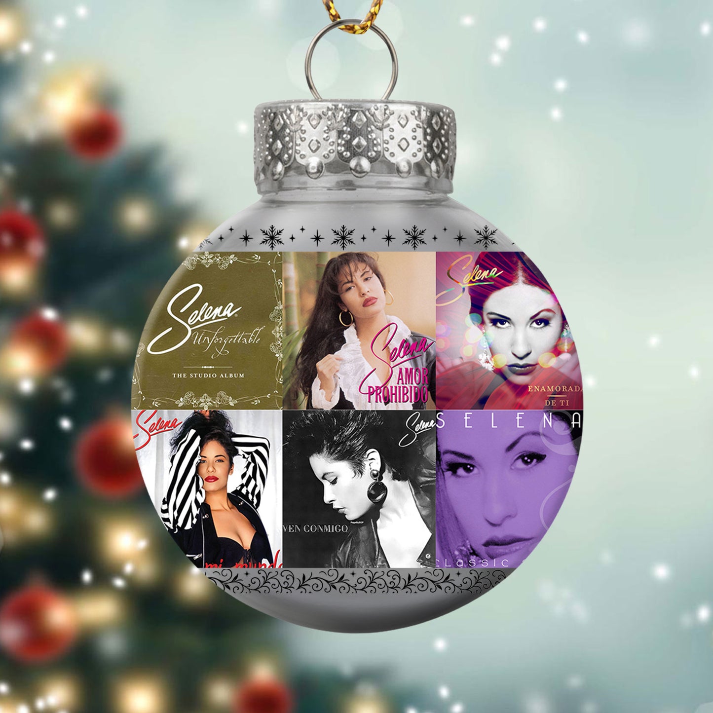 Selena Ball Ornament – A Heartfelt Christmas Gift for True Fans