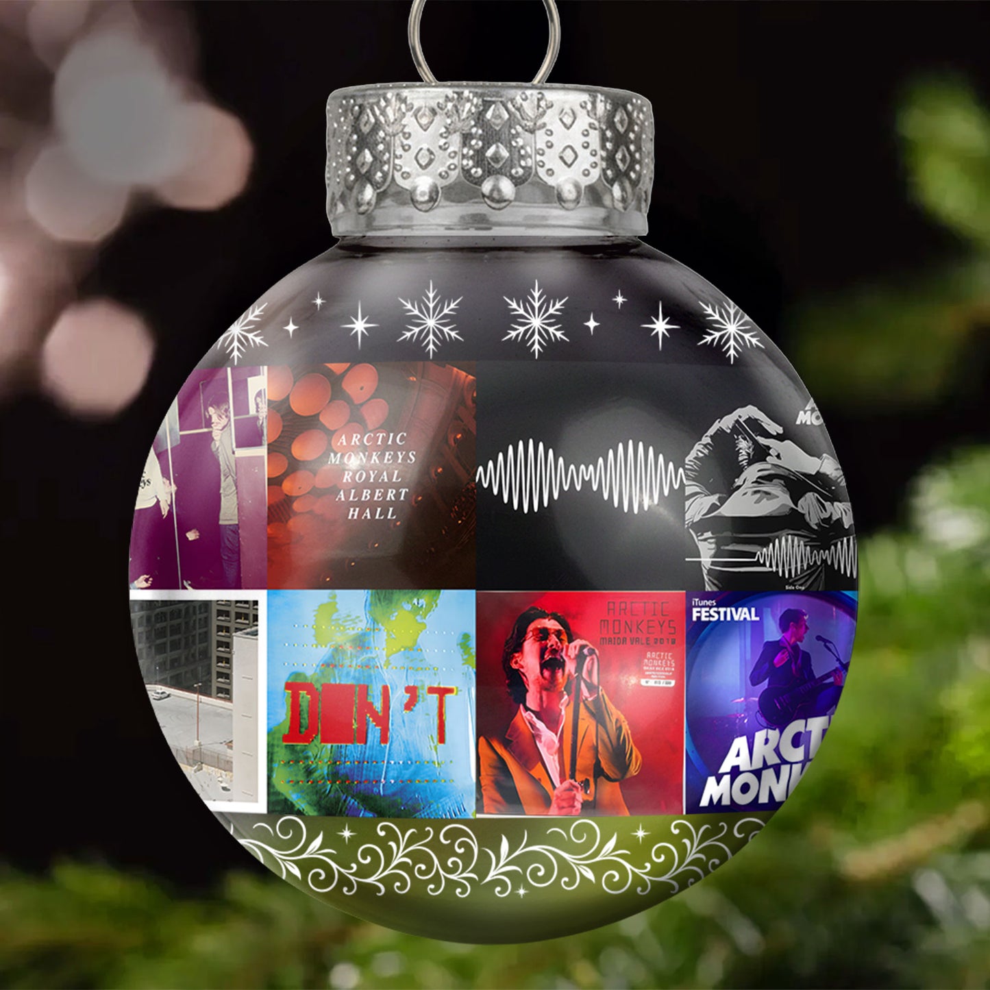 Arctic Monkeys Ball Ornament – Indie Rock Vibes