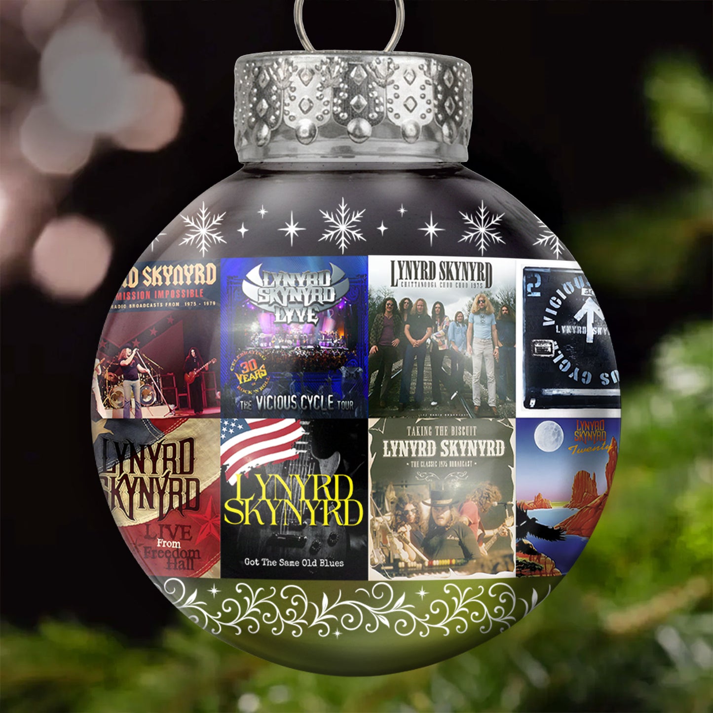 Lynyrd Skynyrd Ball Ornament – A Southern Rock Tribute for the Holiday Season