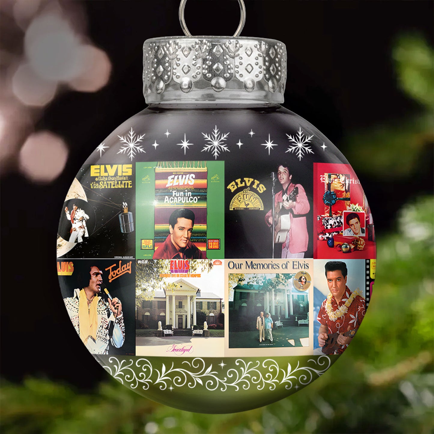 Elvis Presley Ball Ornament – A Rock ’n’ Roll Legend Wrapped in Holiday Spirit