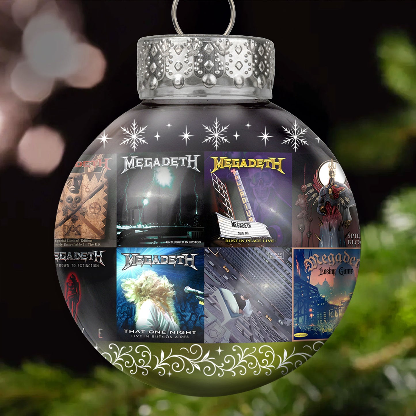 Megadeth Ball Ornament – A Heavy Metal Christmas Keepsake