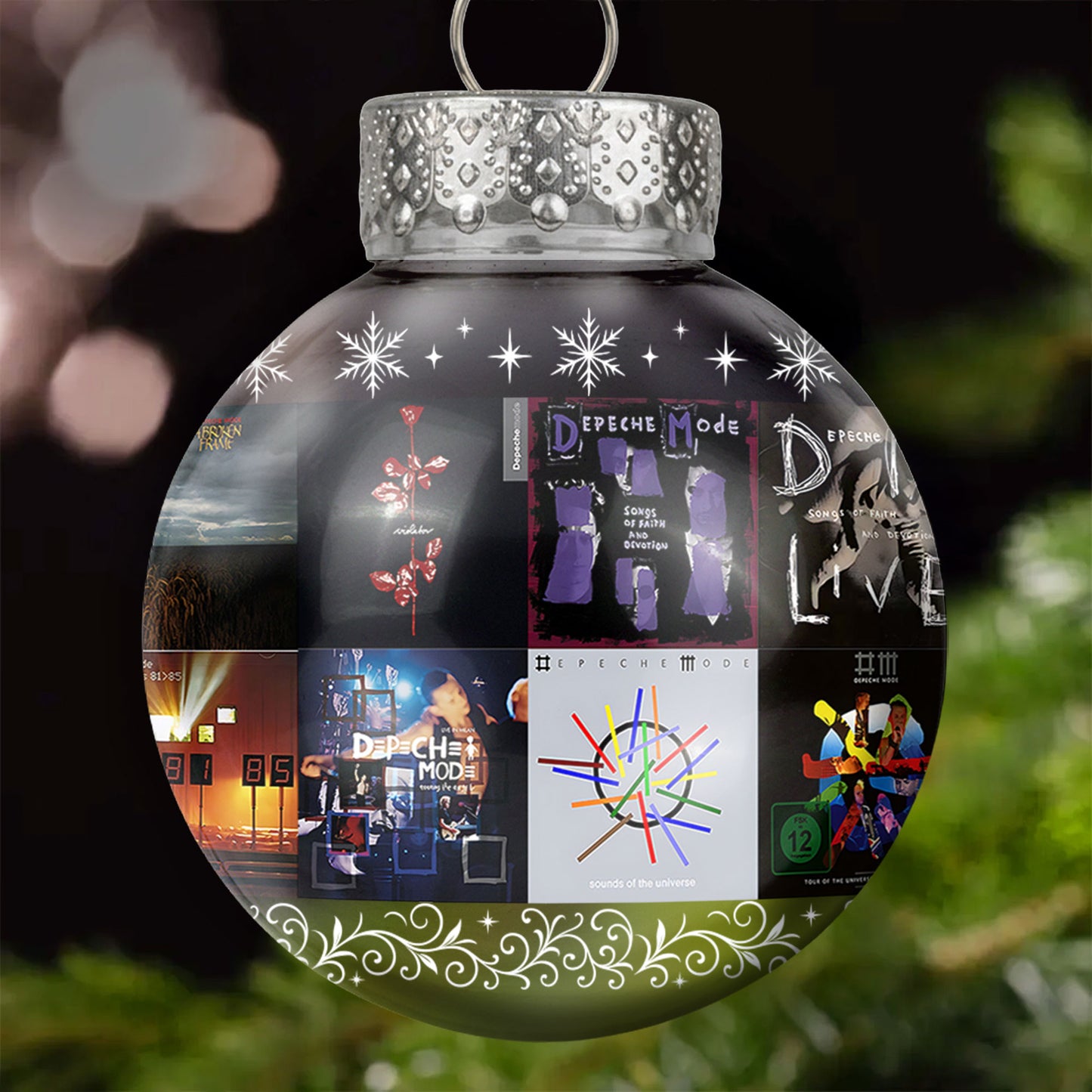 Nine Inch Nails Ball Ornament – A Darkly Beautiful Tribute to Industrial Artistry