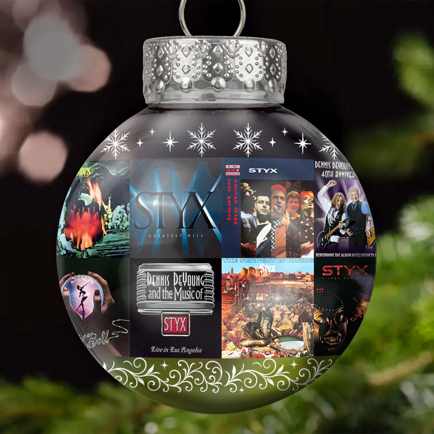 Dennis DeYoung Ball Ornament – The Voice of Styx Collection